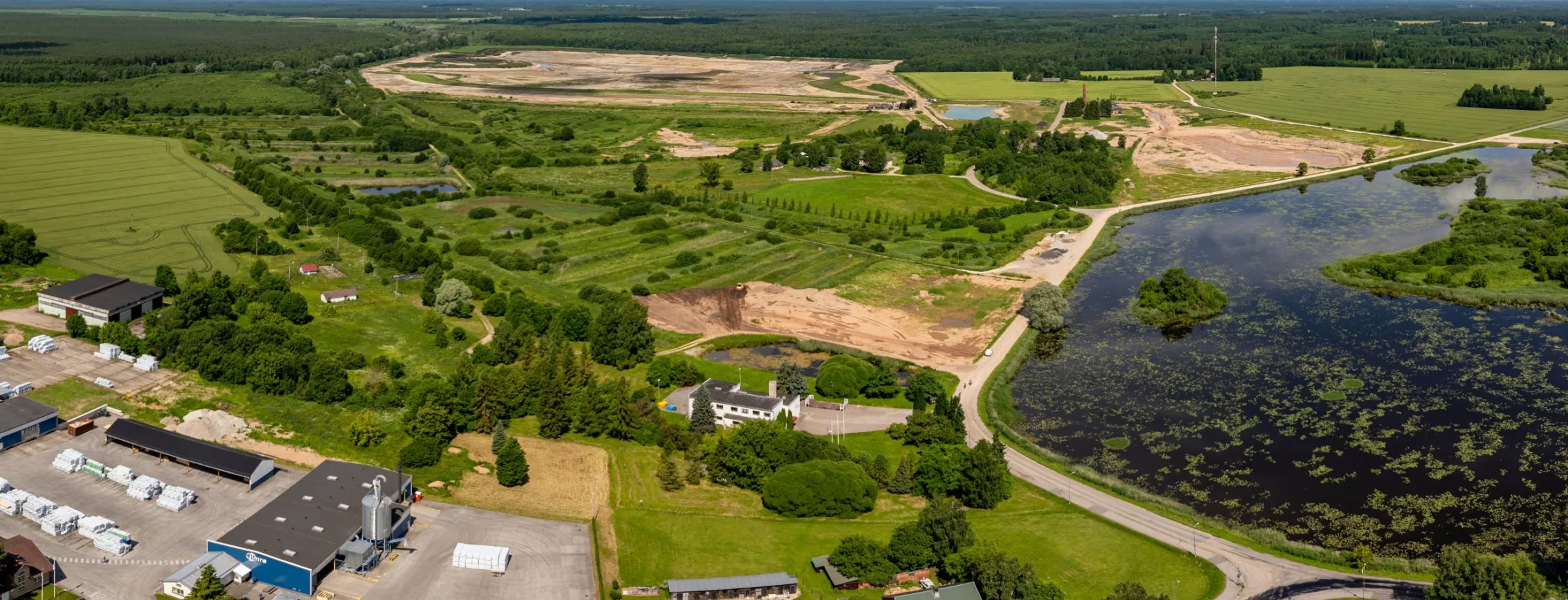 Ilmatsalu üldplaneeringu ala droonivaade