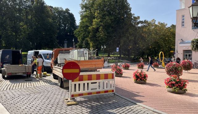 Ülikooli tänaval remonditakse vuuke