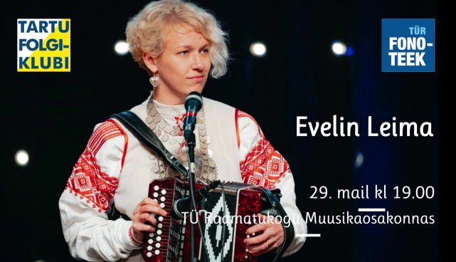Reklaamplakat Evelin Leimaga.