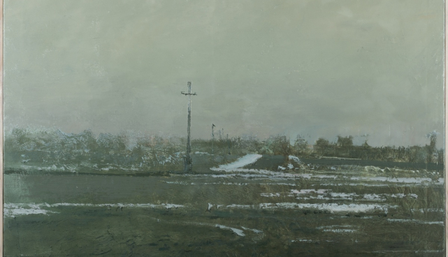 Imat Suumann. Võrniku liin. 2021. Õli lõuendil. 70 x 80