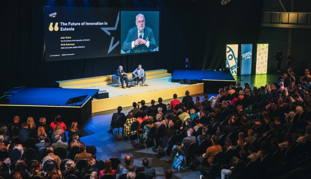 President Alar Karis sTARTUp Day avapäeval