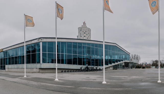 Aura veekeskuse rattaparkla