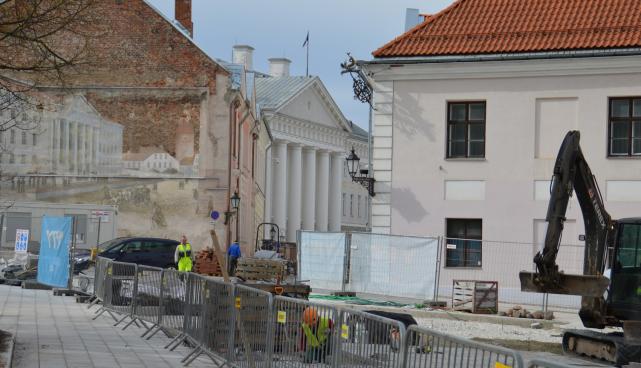 Ülikooli tänava rekonstrueerimistööd