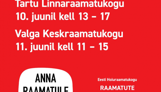 Eesti Hoiuraamatukogu kogumiskampaania "Anna raamatule uus elu" jõuab Tartusse
