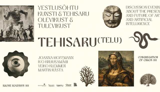 Vestlusõhtu "Tehisaru(telu)" reklaam