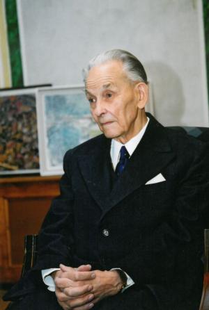 Harald Kerese 90. sünnipäeva tähistamine 15. novembril 2002 raekoja saalis