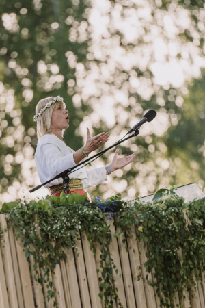 Triin Koch Tartu laulupeol 22. juunil 2024